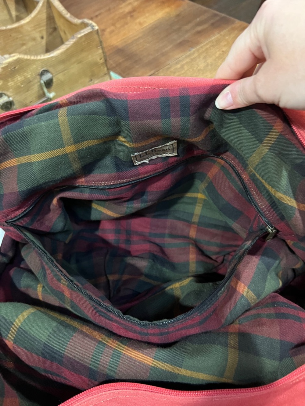 L.L. Bean Boat & Tote Canvas Weekender Duffel - Picture 8 of 10